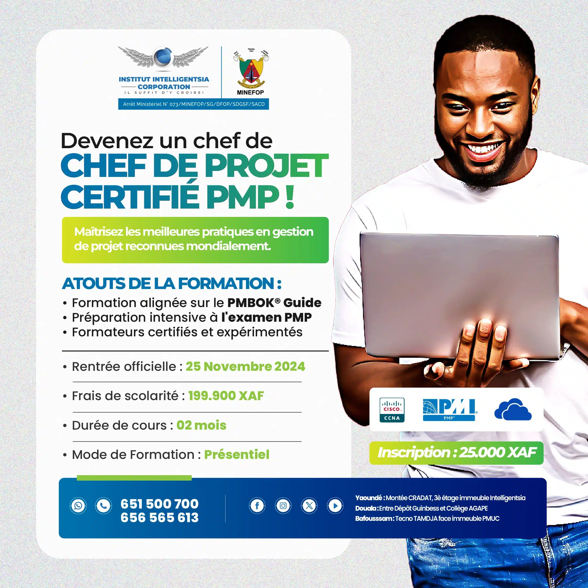 CHEF DE PROJET CERTIFIE PROJECT MANAGEMENT PROFESSIONAL