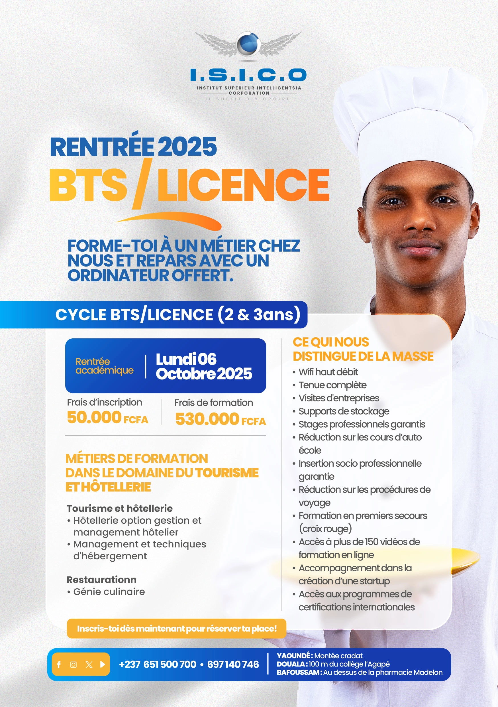 BTS Licence Gestion Hotellière